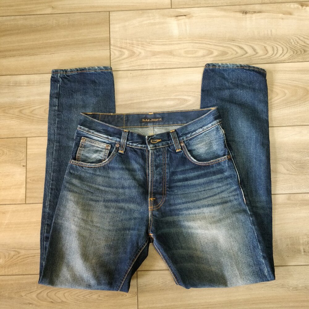 Nudie Jeans dark blue Steady Eddie 30x30